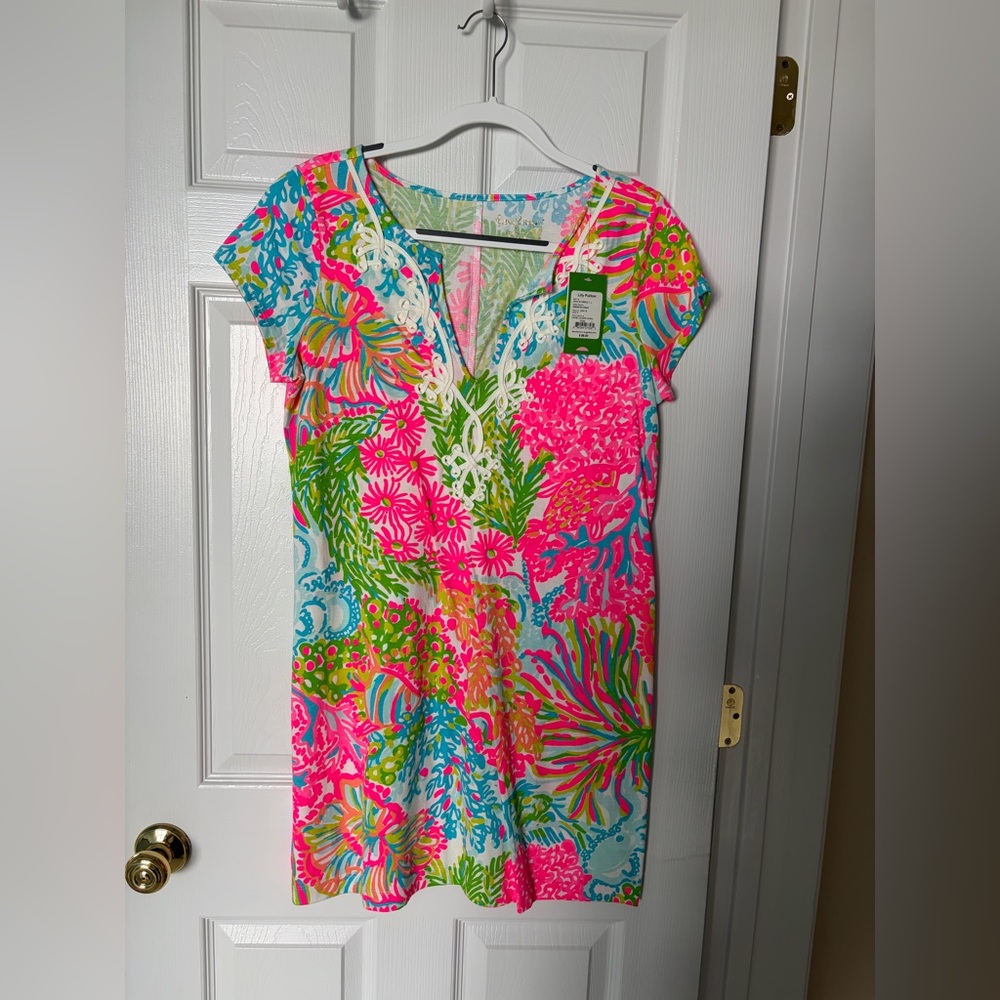 NWT Lilly Pulitzer Brewster Dress in Lovers Coral